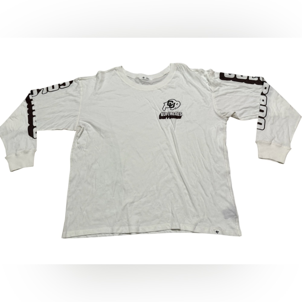 47 women’s Colorado buffaloes long sleeve shirt tee white size‎ large college